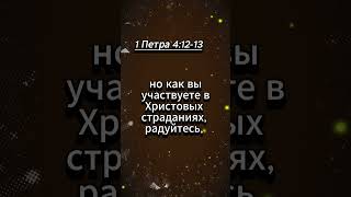 #Shorts   1 Петра 4:12 -13