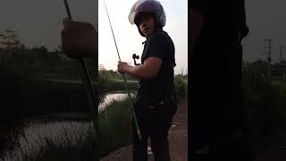mancing ikan betok di daerah keramasan Palembang #shorts #mancing #mancingmania