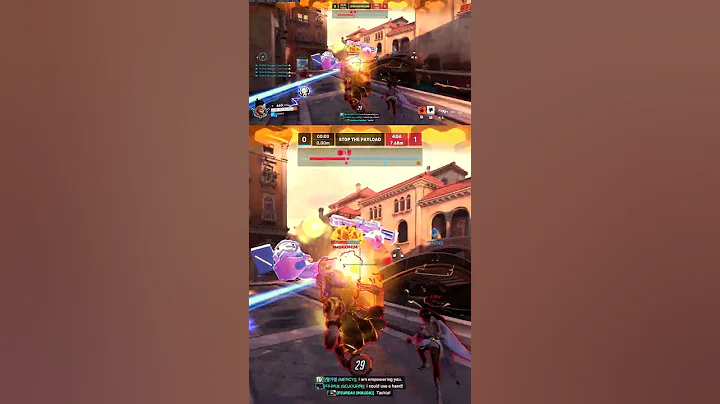 7 ULTS IN 30 SECONDS?! 🤯 How To Survive CHAOS | Overwatch 2 #OW2 #Teamfight #Viral