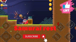 Red Hero BALL 8 Adventure Samurai rest screenshot 1