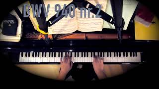 Ozan YARMAN --- Bach's BWV 940 nr.2 --- PIANO