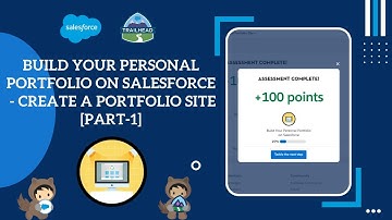 Create a Portfolio Site [Part1] | Build Your Personal Portfolio on Salesforce #Salesforce #Trailhead