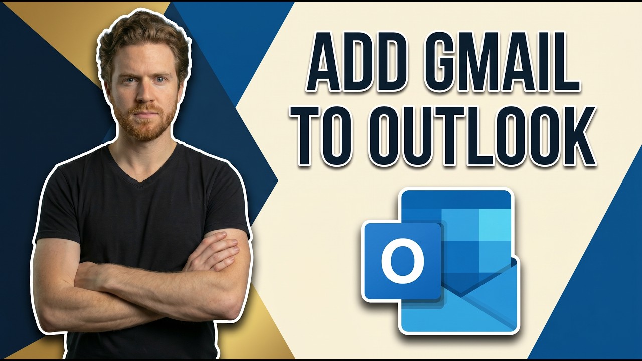 How To Add Gmail Account To Outlook (Easy Guide) - YouTube