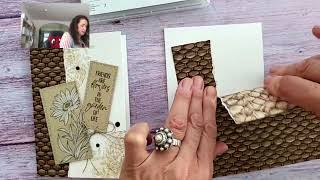 Stamping Through My Stash Textured Notes