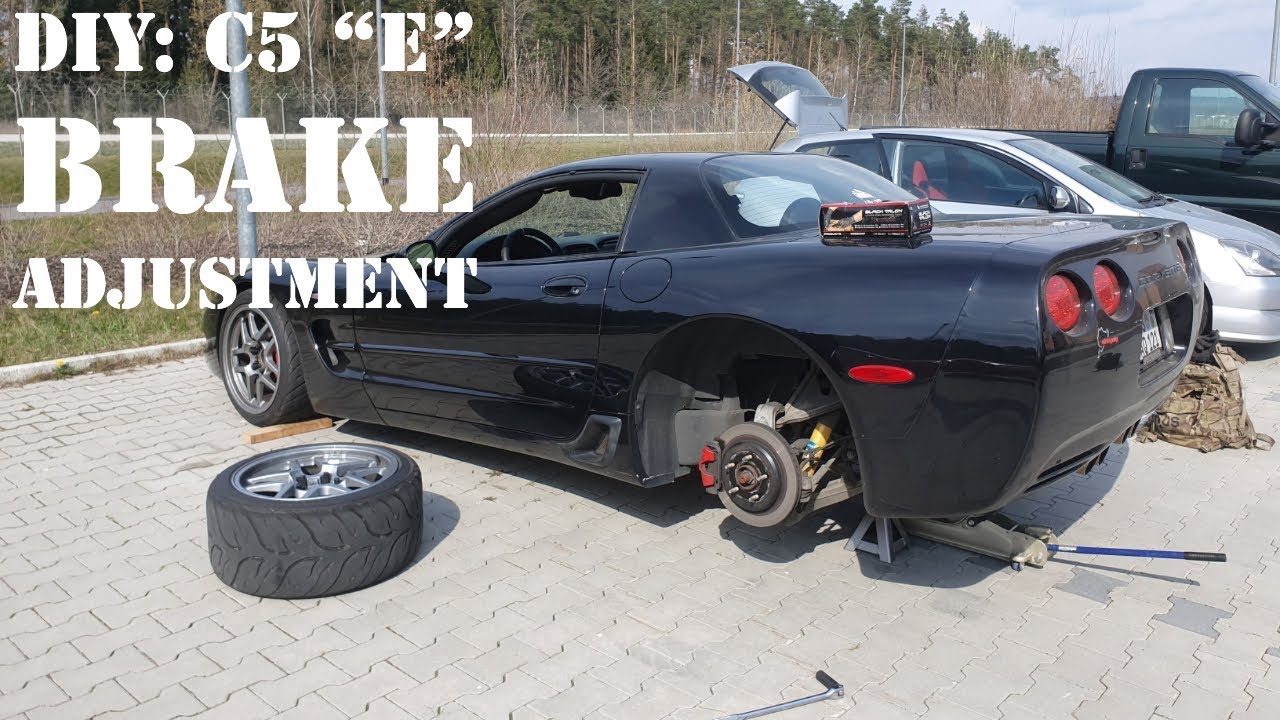 How to adjust E brake on C5/C6 Corvette - YouTube