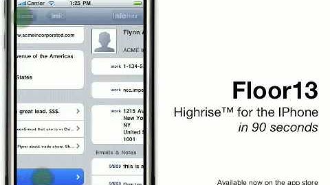 Floor13: Highrise Client for the iPhone