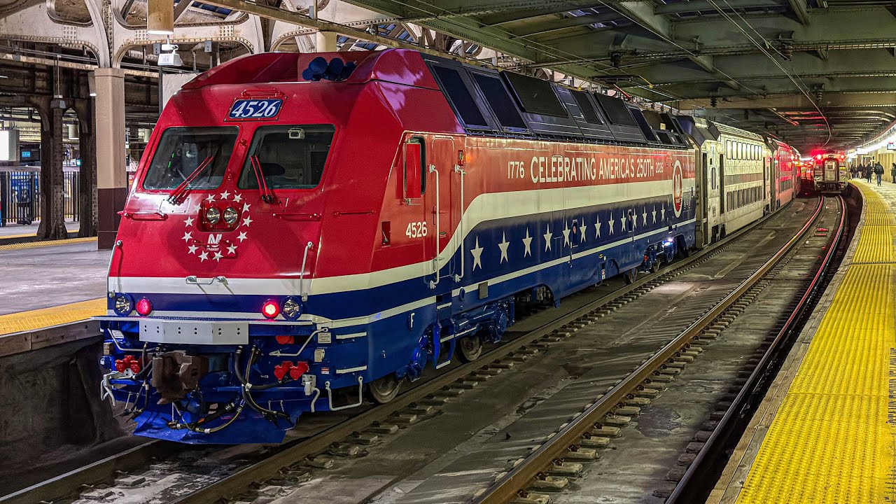 [4K] NJ Transit "America 250" ALP-45DP 