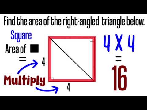 What is the Area of the Right Triangle?