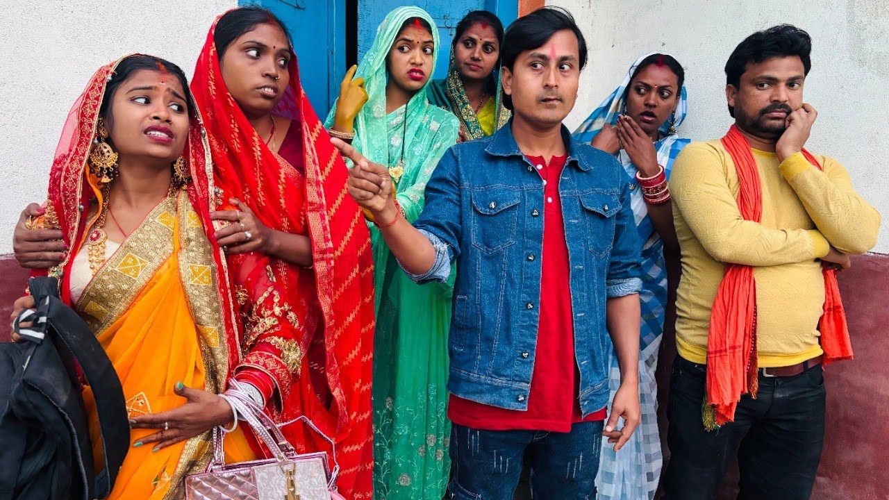 नईहर से पेट लेकर आई दुल्हन तो, देखिये कैसे पति रखने से किया इंकार।|Devar Bhauji Priti Singh Comedy