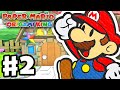 Toad Town and Graffiti Underground! - Paper Mario: The Origami King - Gameplay Walkthrough Part 2