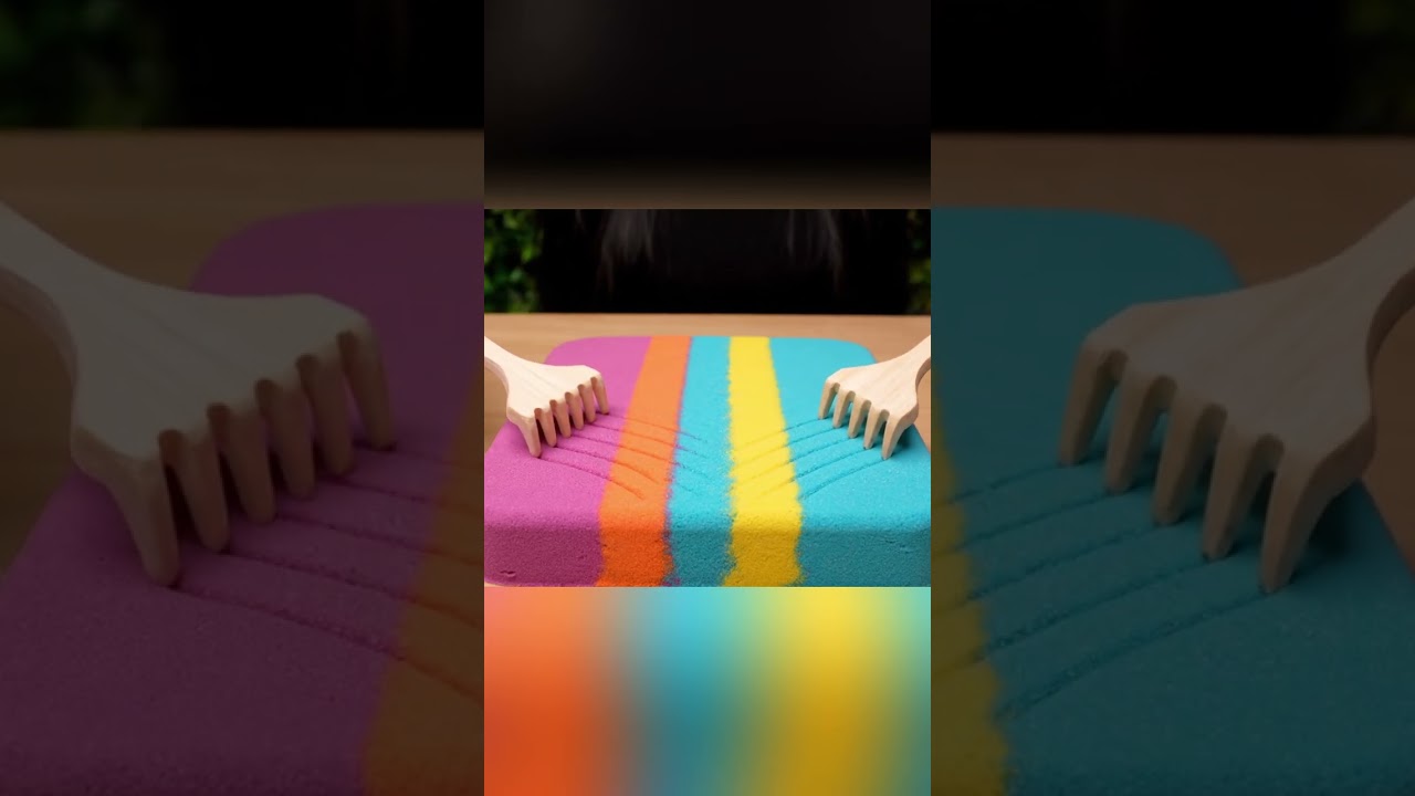 ASMR: Creating Patterns in a Sand Zen Garden 🎨 