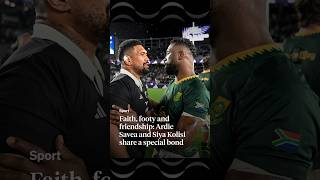 Faith, footy and friendship: Ardie Savea and Siya Kolisi share a special bond | RNZ