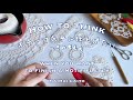 「モチーフを平に仕上げたいときの考え方」タティングレース Tatting lace "How to think when you want to finish a motif flatly"