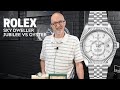 2021 Rolex Sky Dweller Jubilee Bracelet vs Oyster Bracelet Watch Review | SwissWatchExpo
