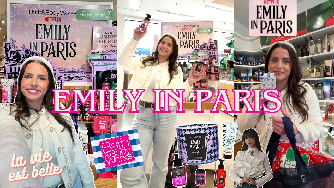 BATH AND BODY WORKS EMILY IN PARIS COLLECTION | OVERVIEW & HAUL!