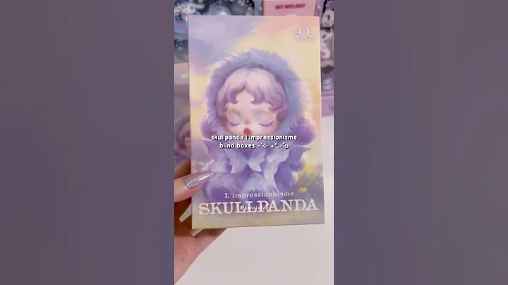 skullpanda l’impressionisme blind boxes 💜#skullpanda#blindbox#unboxing#asmr#popmart#kpop#sanrio#fyp