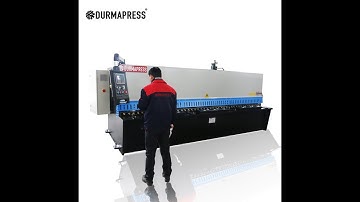 QC12K-8X3200 NC Swing beam shearing machine | E21S DURMAPRESS hydraulic Sheet metal cutter to France