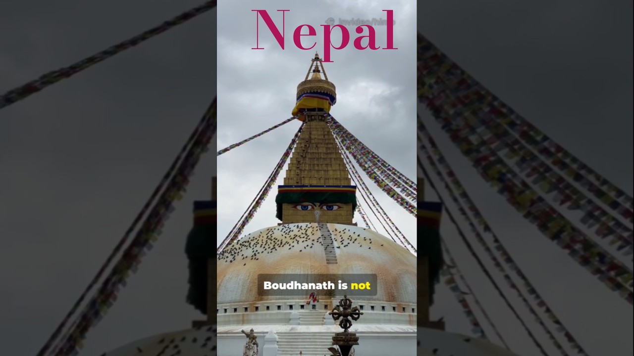 Witness the spiritual magic of Nepal’s Boudhanath Stupa. 🇳🇵✨ 