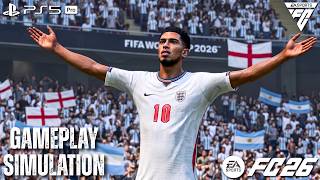 FC 26 - England vs. Argentina - World Cup 2026 Semi Final's Gameplay Simulation Match | PS5 Pro [4K]