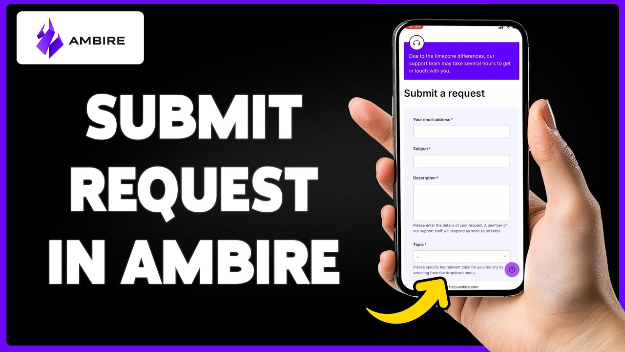 How To Submit Request In Ambire Wallet 2024 | Ambire Wallet Support Guide