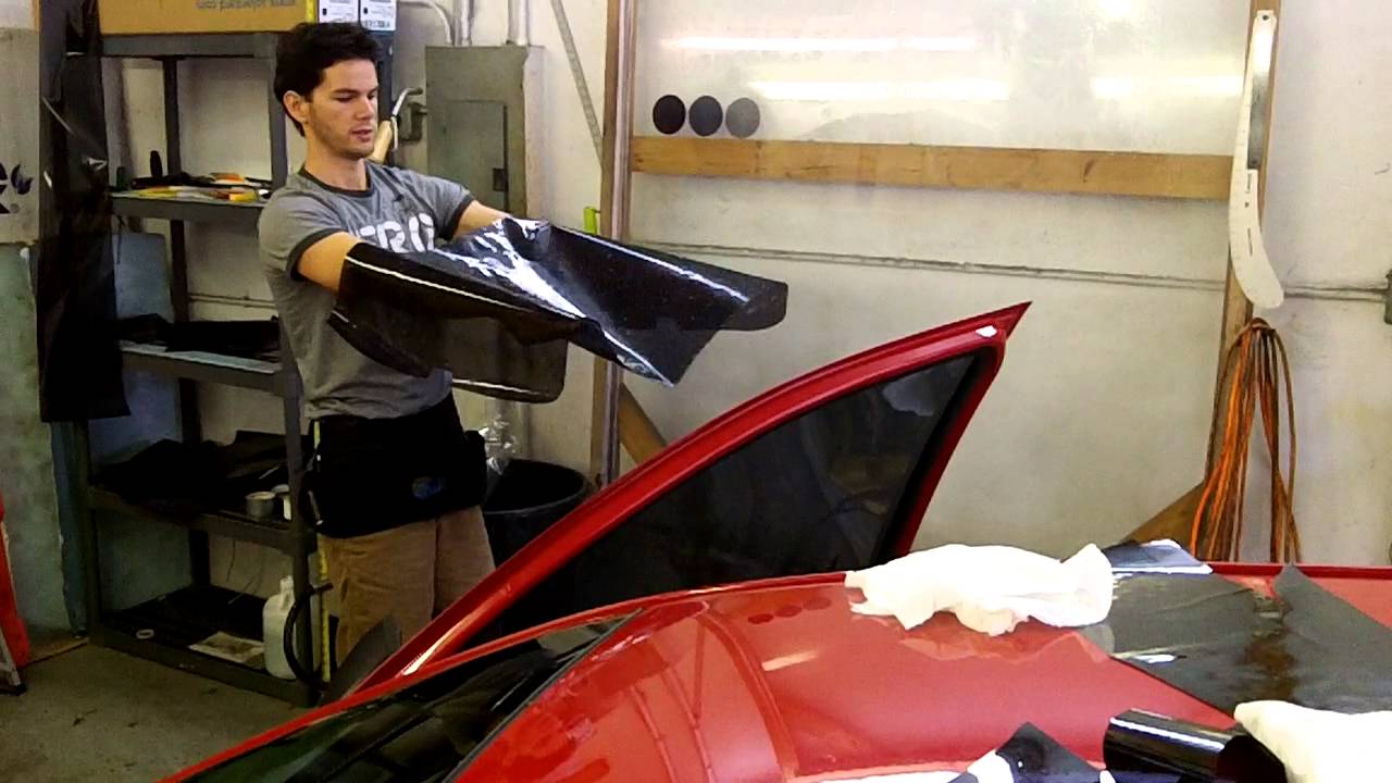 How To Install Tint On A Back Window YouTube
