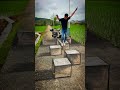 Pouring Water on 3D Stairs Illusion 😱 Looks So Real #shorts