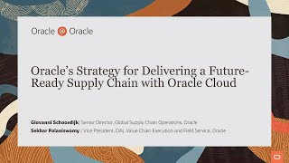Famous Oracle's strategy for a future-ready supply chain with Oracle Cloud Net Worth