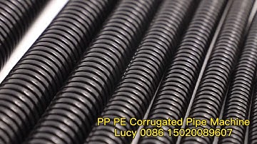 CHINA PP PE CORRUGATED PIPE MACHINE/ HIGH SPEED PLASTIC CORRUGATED PIPE MAKING MACHINE