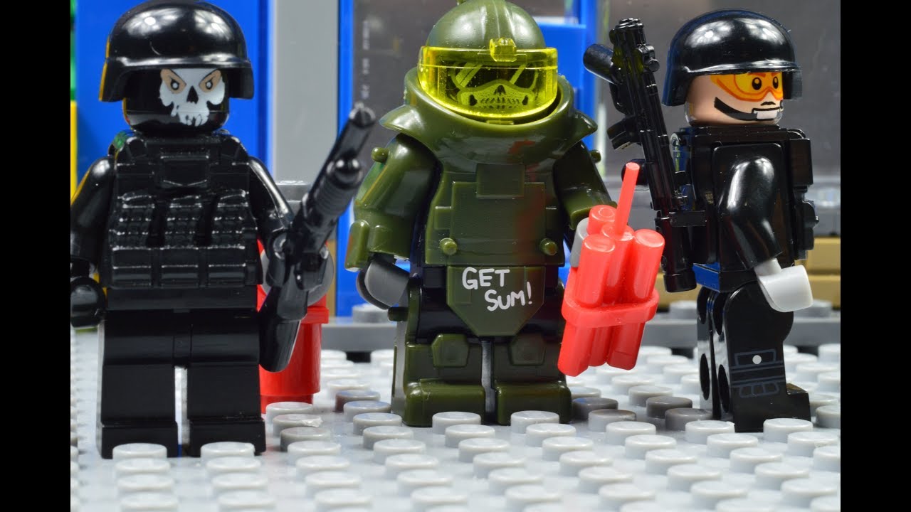 Lego SWAT lego s.w.a.t -the bomber - youtube