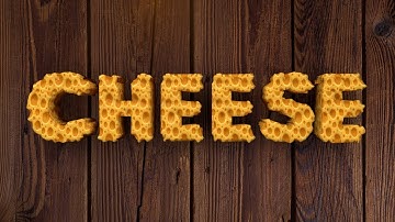 CINEMA 4D TUTORIAL  - Cheese 3D TEXT