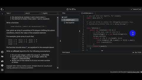 Lesson 2 Arrays OddOccurrencesInArray