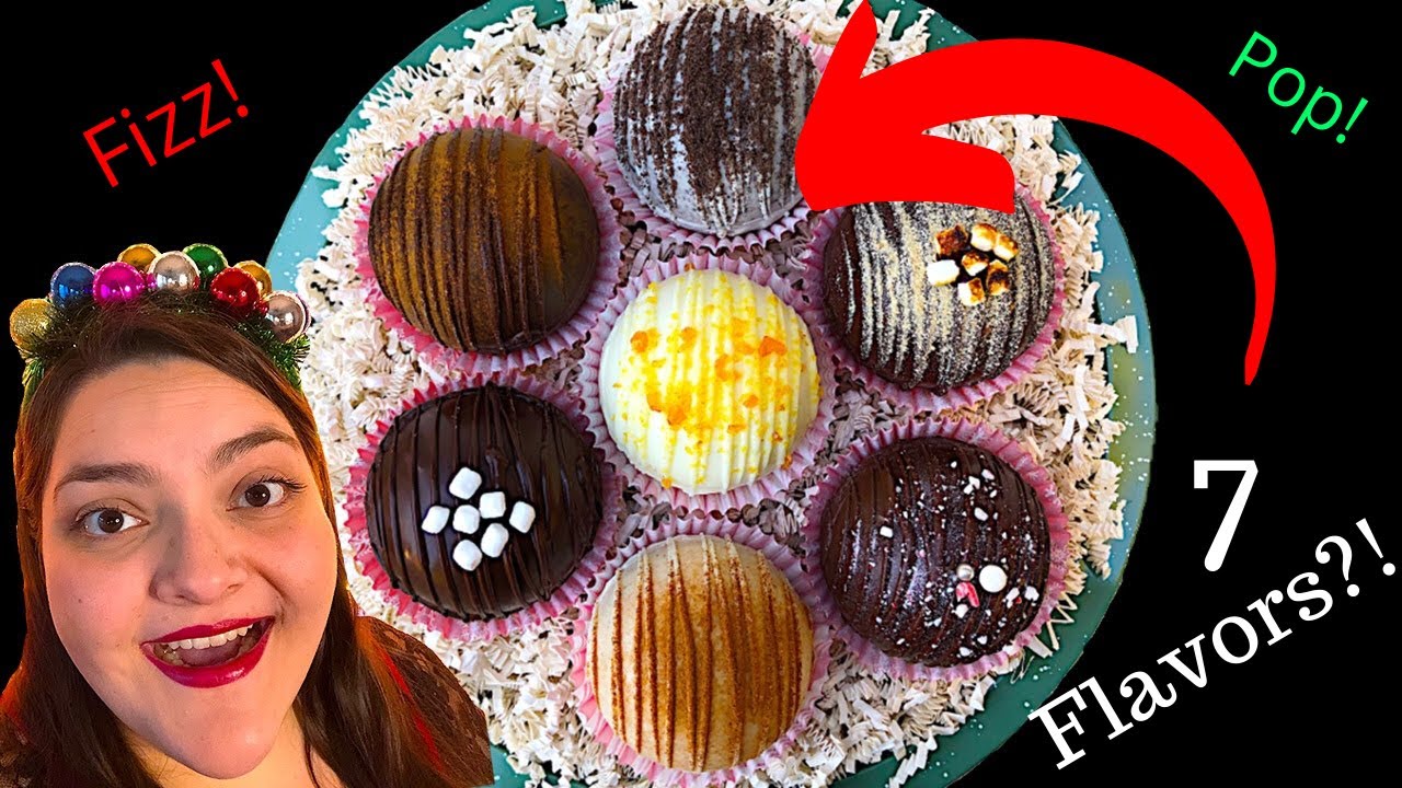 Hot Chocolate Bomb Tutorial + 7 AWESOME flavors! Christmas Gift Ideas 2020!  |  Adventures In Yum