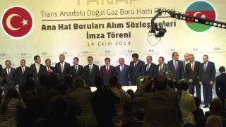 Tanap Boru Alim İmza Töreni̇