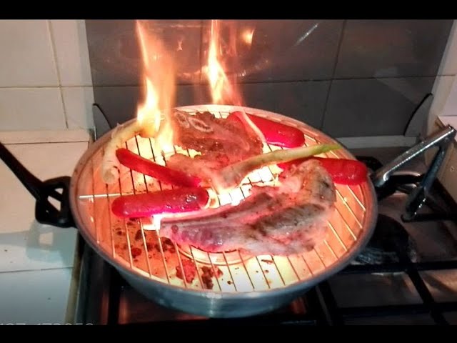 Asador FUGITIVO para estufa  Probando productos virales de TIK