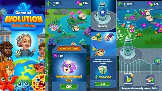 Game of Evolution: Idle Click & Merge - Scene 40 Interdimensional Kitty (iOS) screenshot 2