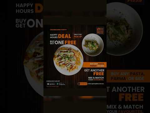 CRANBOURNE NORTH'S BIGGEST FOOD DEAL Buy 1 Get 1 FREE Xpress Gourmet Pizza