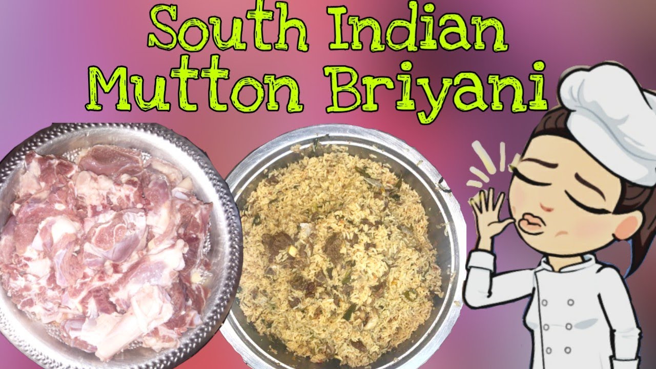 South Indian Mutton Briyani home Made | Without using Onions | தென்