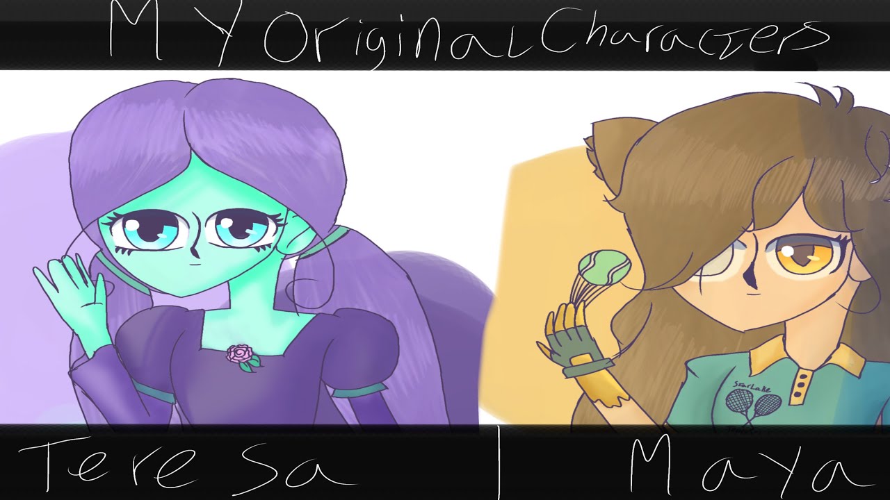 Drawing my OCs (Speedpaint & Voiceover) - YouTube