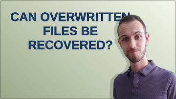 Unix: Can overwritten files be recovered?