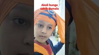 akali Bunga Sahib Dumaladumala Kingturban King