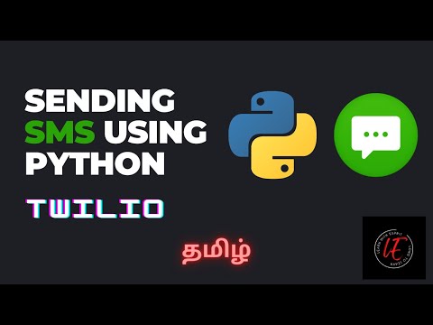 Sending SMS using Python | Twilio | Tamil | Learn with Esprit