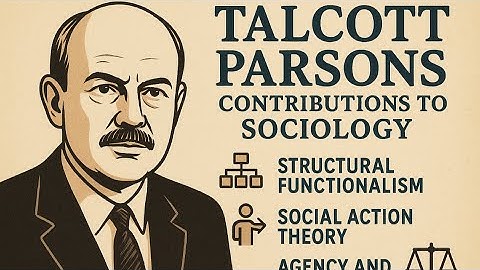 Sociology Of Talcott Parsons | Social Action Theory | Agil Model | Social System Theory