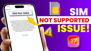 How to Fix SIM Not Supported Issue on iPhone After The iOS 17 Update