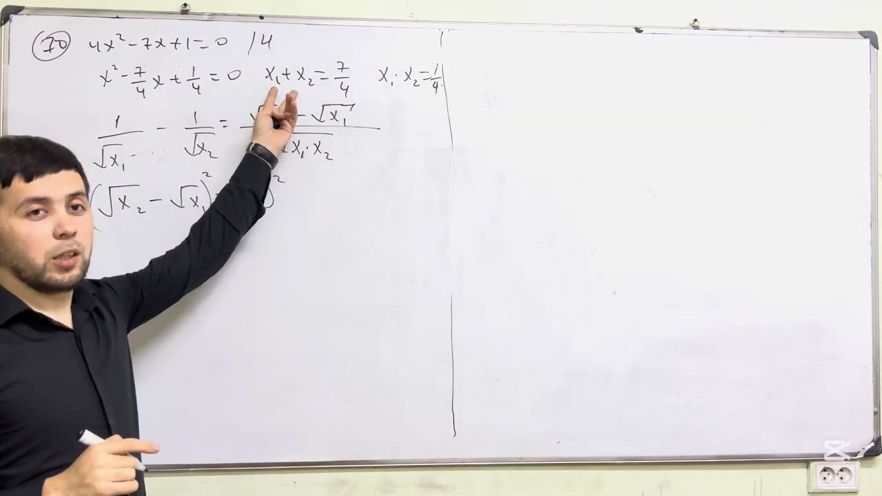 IDC 1- qism 29-Mavzu ( davomi) | VIYET TEOREMASI #edu #matematika #uzbekiston #viyetteoremasi #idc