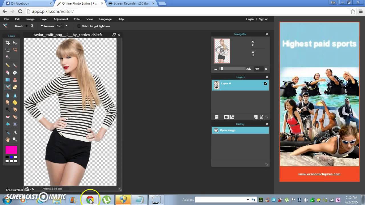 How to edit hair color using pixlr YouTube