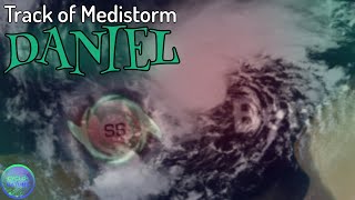 Track of Storm Daniel (2023)