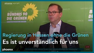 Hessen-Wahl: Statement von Mathias Wagner (B'90/Grüne) am 10.11.23