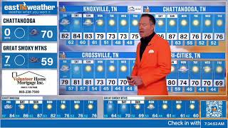 A weak cold front moves through today!