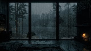 Falling Asleep With Gentle Rain By The Window | Natural Sounds Help You Study and Sleep Better
