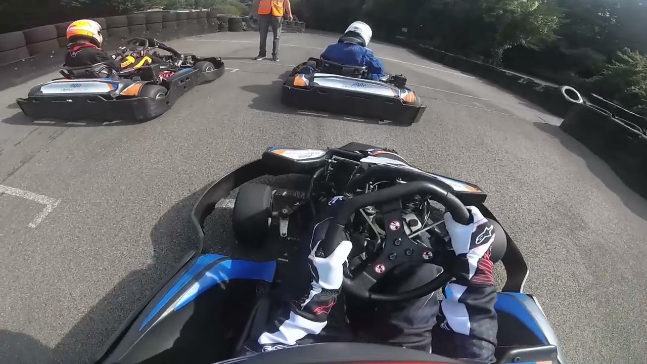 This went worse than round 1? Castle combe junior karting championship round 3